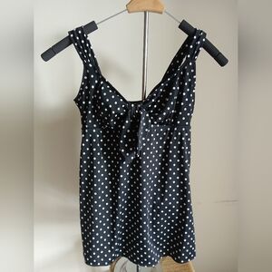 Croft & Barrow Swimsuit Size 12 Polka Dot